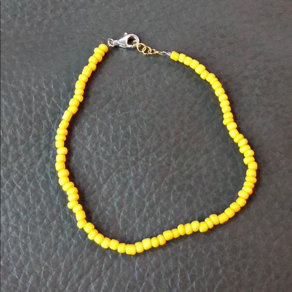 yellow seed bead chocker - Picture 1 of 2